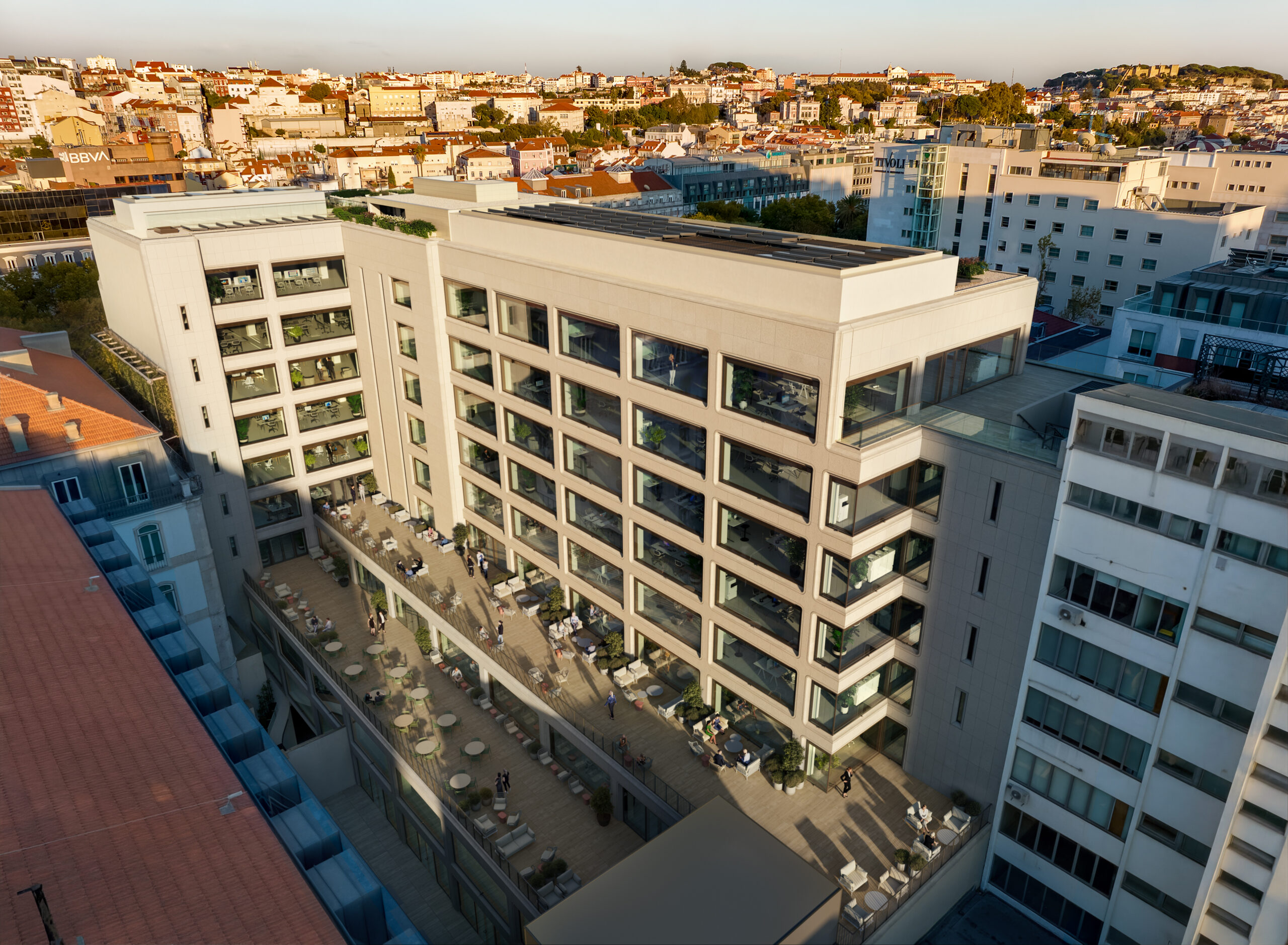 Rear façade of Liberdade 201