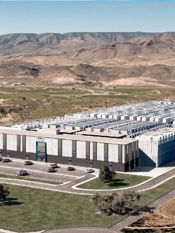 Zaragoza-WIND, MERLIN Edged's data center project in Botorrita, Zaragoza, powered by renewable self-consumption.