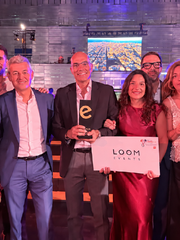 LOOM Events AZCA in Madrid receives the Best National Event Venue 2026 award from Grupo eventoplus