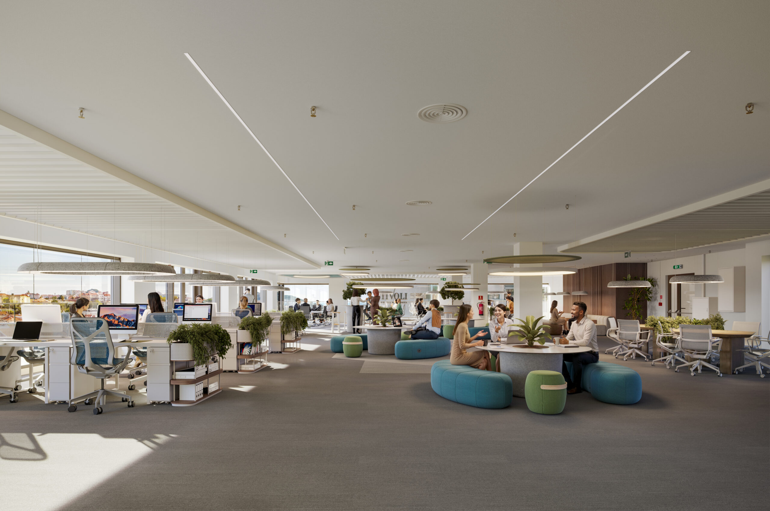 Espacio de oficina en el edificio Liberdade 201